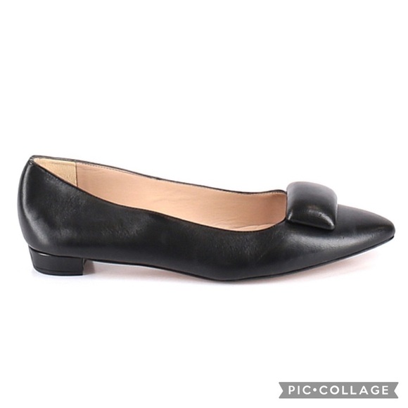 L.K. Bennett Leather Pointe Toe Slip On Flat NWOT